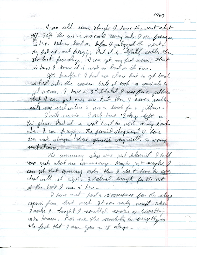 Dr John WorldPeace 2008 Prison Journal